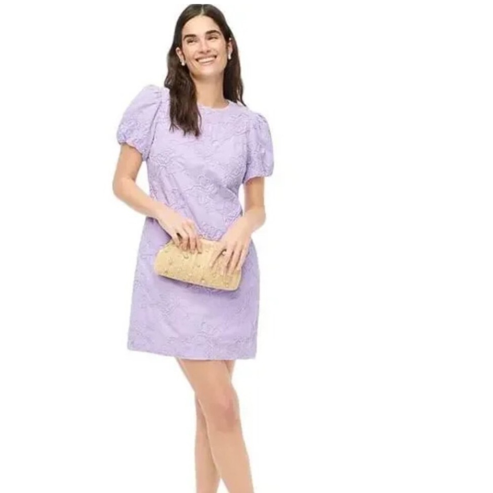 Lavender Embroidered Poppy Dress w Pockets!